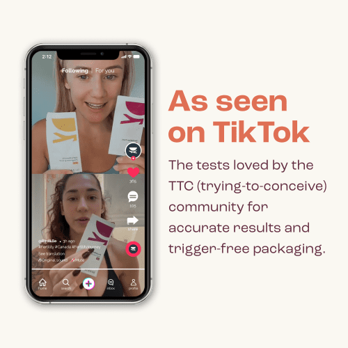 Ovulation Test Infographic Image As seen Tiktok